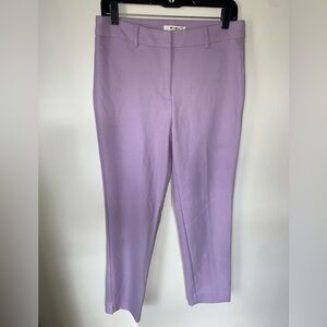 White House Black Market Lavender light purple Ankle Pants 6